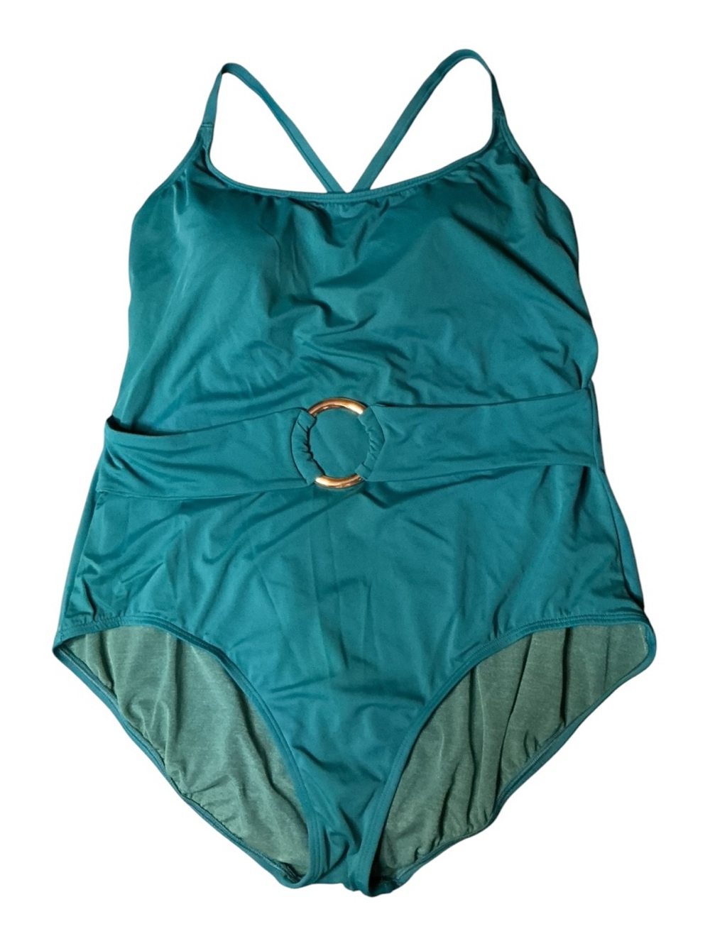 Time and Tru Teal Swimwear One-Piece